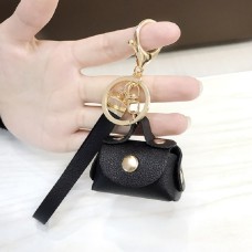 2 PCS Women Mini Handbag Keychain(Black)