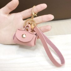 2 PCS Women Mini Handbag Keychain(Pink)