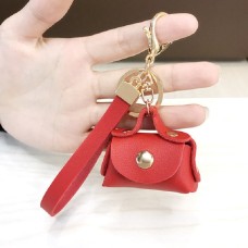 2 PCS Women Mini Handbag Keychain(Red)