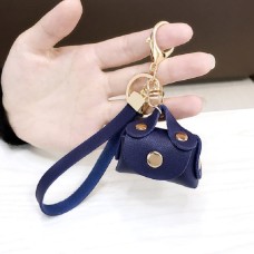 2 PCS Women Mini Handbag Keychain(Royal Blue)