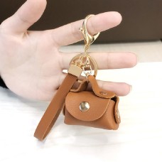 2 PCS Women Mini Handbag Keychain(Khaki)