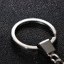 10 PCS Flat Ring Alloy Metal Ring Keychain