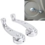 1 Pair Universal Car Wagon Door Window Crank Handle Winder  Manual Door Crank Handle Window Winders(Silver)