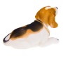 Universal Car Truck Lucky Beagle Dog Doll Doll Shake Head Ornament Decor Decor Toy Toy Piggy Bank, с двусторонней лентой