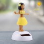 Солнечная батажная голова танцы на игру игрушечные украшения украшения милая хула принцесса (желтая)