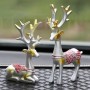 2 пары R-8820 Car Dornmants Car Home Home Safe Decorations (серебро)