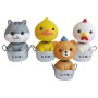 10 PCS Cute Shaking Head Spring Car Decoration Cake Baking Mini Potted Resin Decoration, Specification: Kitten