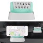 Multi-functional Creative Stereo Rotation Temporary Parking Number Plate / Car Mobile-phone Holder (Green)