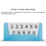 Multi-functional Creative Stereo Rotation Temporary Parking Number Plate / Car Mobile-phone Holder (Blue)