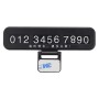 Creative Temporary Parking Card Car Sticker(Black)