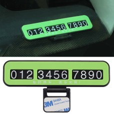Creative Temporary Parking Card Car Sticker(Green)