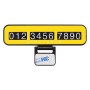 Creative Temporary Parking Card Car Sticker(Yellow)