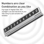 Momis CR7S MoVe Aluminum Fluorescent Number Folding Parking Card