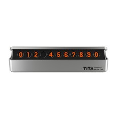 Original Xiaomi Youpin TITA Car Temporary Parking Number Plate Parking Card(Silver)