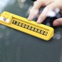 Cute Pet Car Temporary Parking Sign Moving Car Phone Number Plate Hidden Car Decoration Supplies(Yellow)