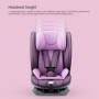 Original Xiaomi QBORN QQ666 Kids Children Car Safety Seat, Fit Age: 9 Months - 12 Years Old(Purple)