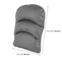 Comfortable Automotive Armrest Mats, Size: 28x20cm(Grey)