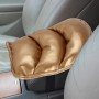 Comfortable Automotive Armrest Mats, Size: 28x20cm(Gold)