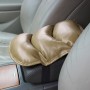 Comfortable Automotive Armrest Mats, Size: 28x20cm(Khaki)