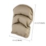 Comfortable Automotive Armrest Mats, Size: 28x20cm(Khaki)