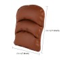 Comfortable Automotive Armrest Mats, Size: 28x20cm(Brown)