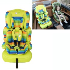 Kids Children Car Seat Safety Toddler Booster Portable Carrier Cushion Green, Fit Age: 9 Months - 12 Years Old
