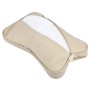 2 PCS MLC-06 Car Neck Pillow Soft Version Lovely Breathe Car Auto Head Neck Rest Cushion Headrest Pillow Pad (Khaki)