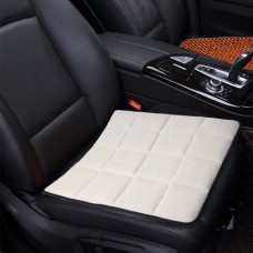 Universal Breathable Four Season Auto Ice Blended Fabric Mesh Seat Cover Cushion Pad Mat for Car Supplies Office Chair(Khaki)