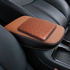 Universal Comfortable Automotive Armrest Mats Car Armrests Cover Vehicle Center Console Arm Rest Seat Box Soft Mats Cushion, Size: 29.5*21cm(Brown)