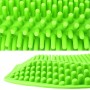 Car Seat Cushion  Backless Massage High Memory Silicone Breathable Mesh Silica Gel Car Seat Covers(Green)