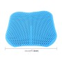 Car Seat Cushion  Backless Massage High Memory Silicone Breathable Mesh Silica Gel Car Seat Covers(Blue)