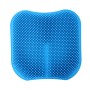 Car Seat Cushion  Backless Massage High Memory Silicone Breathable Mesh Silica Gel Car Seat Covers(Blue)