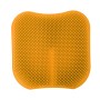 Car Seat Cushion  Backless Massage High Memory Silicone Breathable Mesh Silica Gel Car Seat Covers(Yellow)