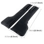 A Pair Universal Car Seat Catcher Gap Console Filler Seat Side Pocket Organizer Catcher Leak-Proof Seat Crevice Storage Bags(Black)