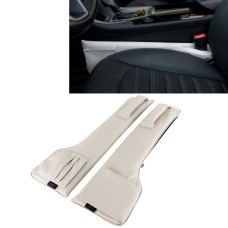 A Pair Universal Car Seat Catcher Gap Console Filler Seat Side Pocket Organizer Catcher Leak-Proof Seat Crevice Storage Bags(Grey)