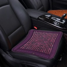 Universal Summer Leather Mesh Breathable Cool Massage Cushion Mat with Maple Wooden Bead for Car Family Office