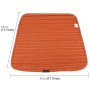 2 PCS Universal Four Seasons Anti-Slippery Cushion Mat for Car Family Office(Orange)