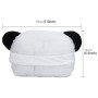 2 ПК пары любовника Pandas Style Universal Car Auto Pure Cotton Seam Pillow Lest Pallow Pallow