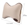 2 шт. Автозон автомобиля KCB Universal Cotton Neck Rest Cushion Meather Head Mat (хаки)