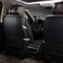 Car Leather Full Coverage Seat Cushion Cover, Standard Version, Only One Seat(Black White)