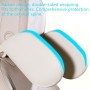 Car Seat Headrest Car Neck Pillow Sleep Side Headrest for Children and Adults (Creamy-white)