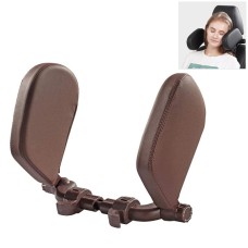 Car Seat Headrest Car Neck Pillow Sleep Side Headrest for Children and Adults (Coffee)