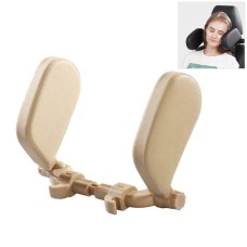 Car Seat Headrest Car Neck Pillow Sleep Side Headrest for Children and Adults (Beige)