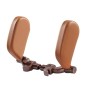 Car Seat Headrest Car Neck Pillow Sleep Side Headrest for Children and Adults (Brown)