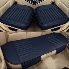 3 in 1 Car Four Seasons Universal Bamboo Charcoal Full Coverage Seat Cushion Seat Cover (Dark Blue)