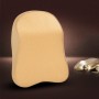 Four Seasons Breathable Memory Foam Car Neck Pillow Polyester Headrest (Beige)