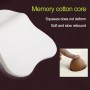 Four Seasons Breathable Memory Foam Car Neck Pillow Polyester Headrest (Beige)