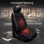 Car 12V Seat Heater Cushion Warmer Cover Winter Heated Warm, Double Seat (Black)