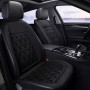 Car 12V Seat Heater Cushion Warmer Cover Winter Heated Warm, Double Seat (Black)