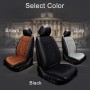 Car 12V Seat Heater Cushion Warmer Cover Winter Heated Warm, Double Seat (Black)